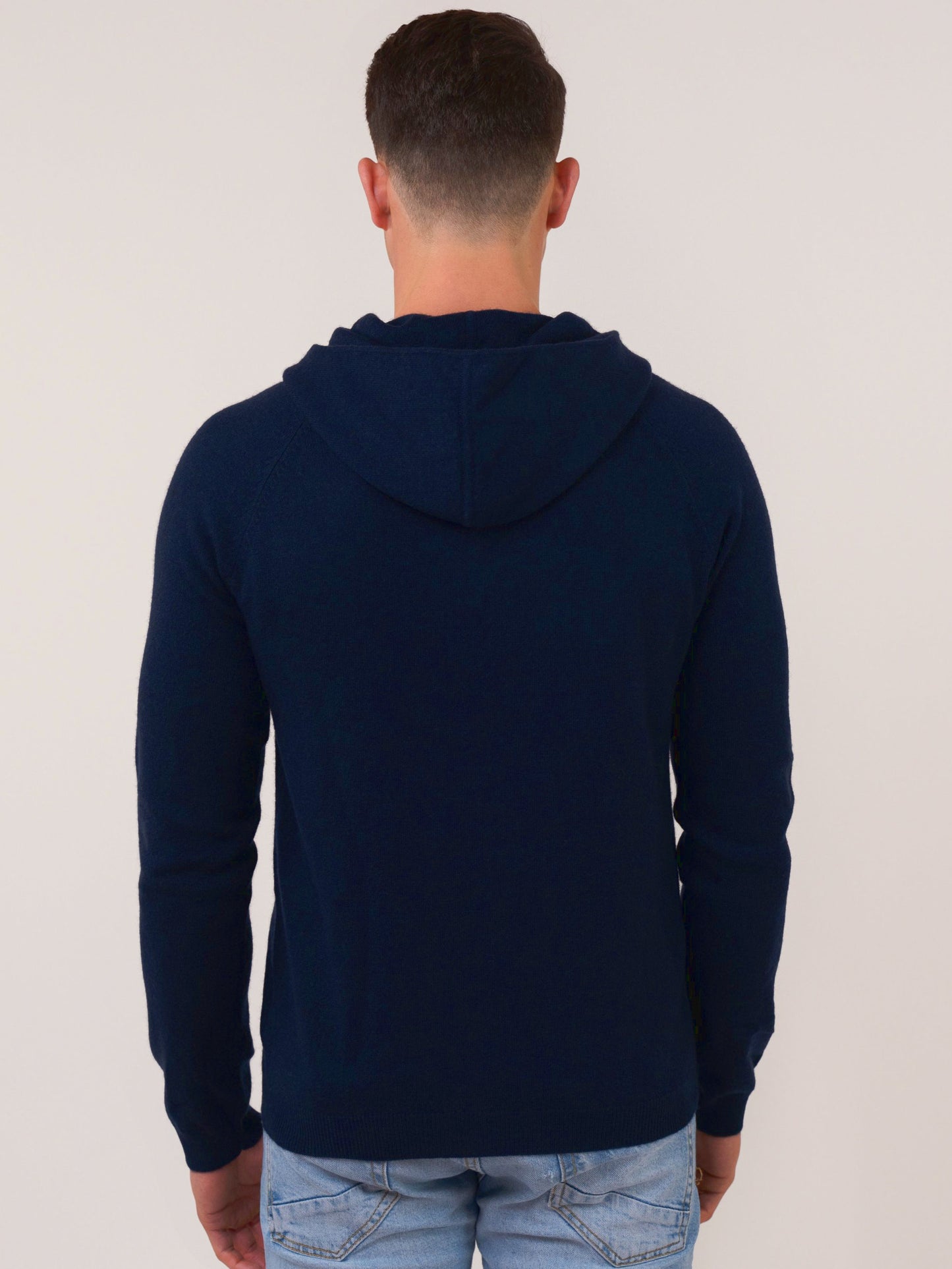 Athletic Hoodie Marineblau