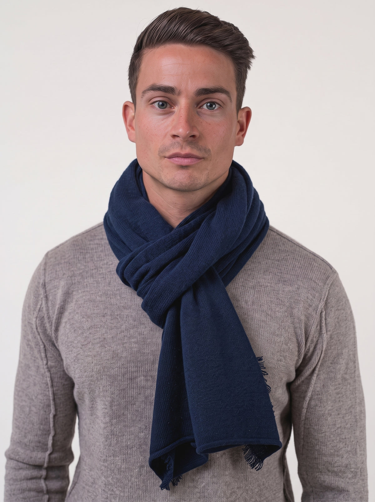 Schal Marineblau