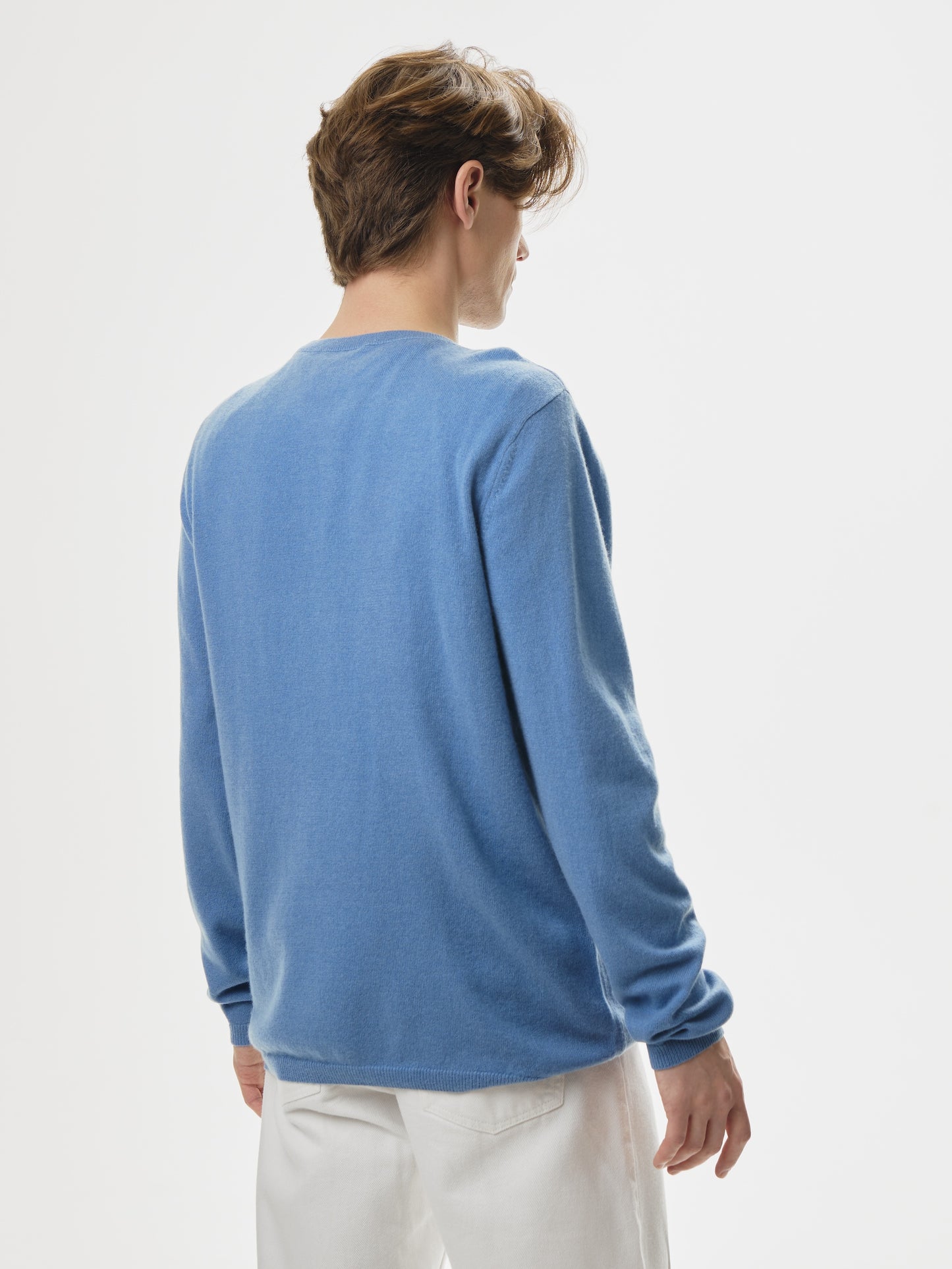 Essentials Rundhals Hellblau