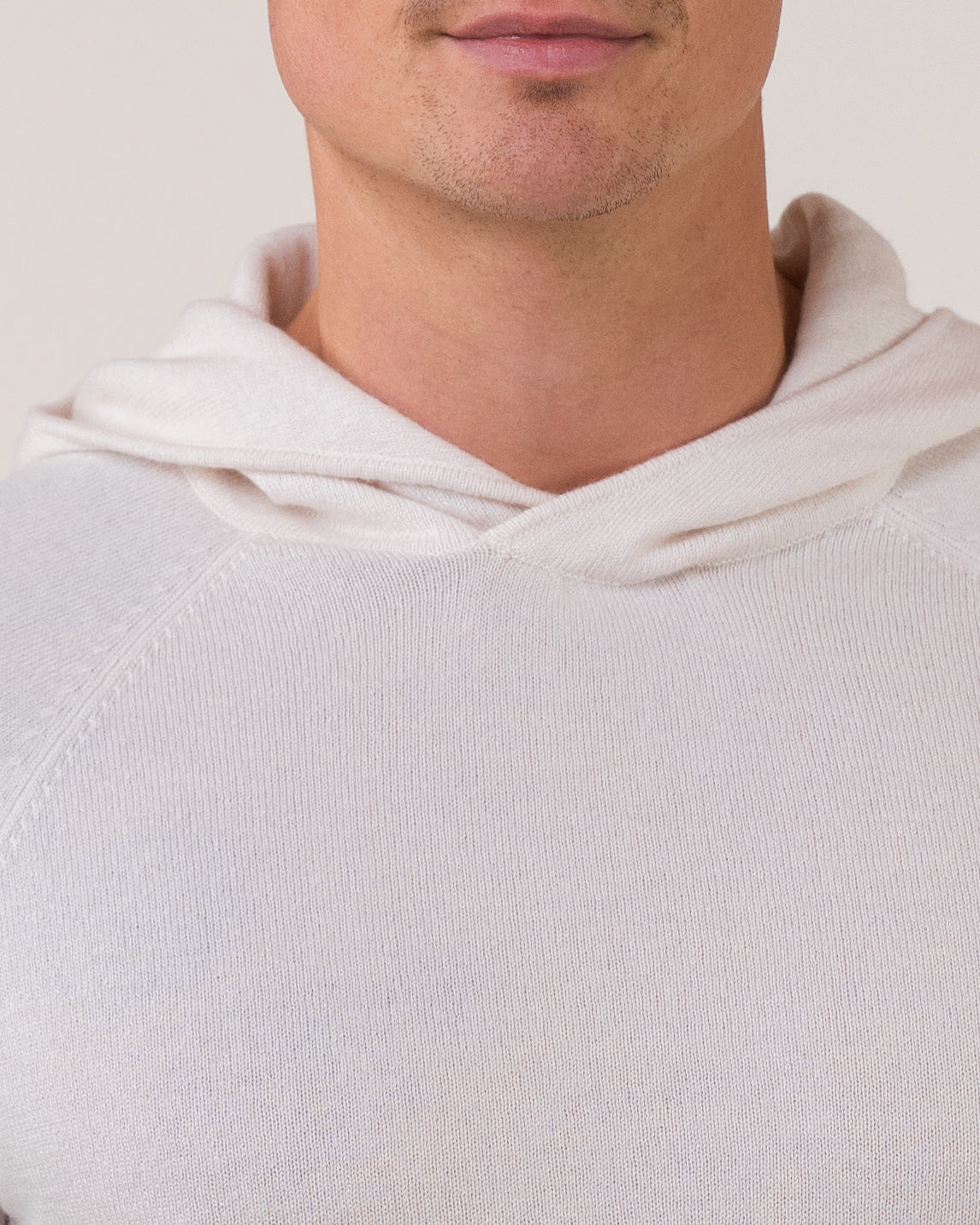 Athletic Hoodie fitted - creme