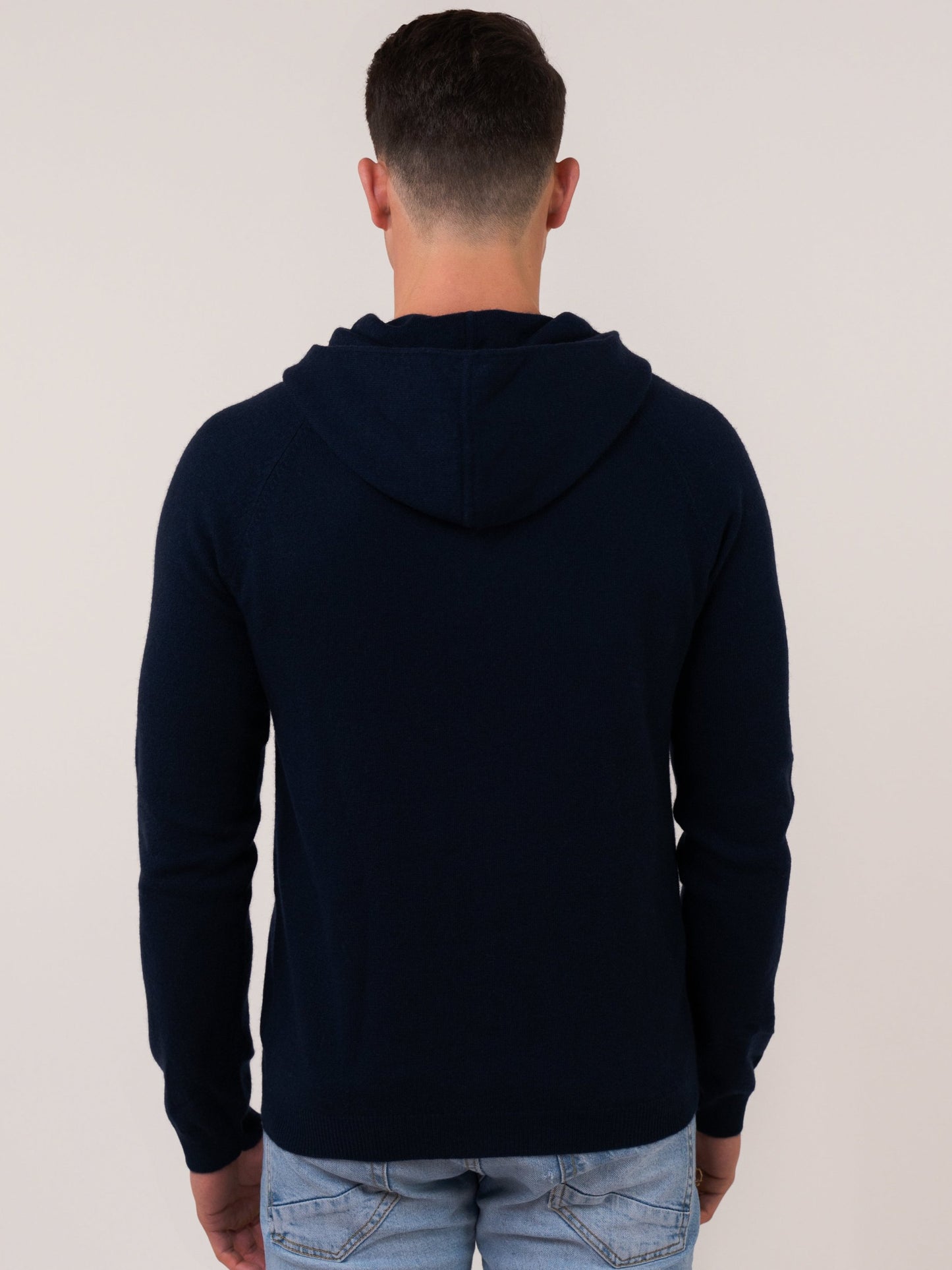 Athletic Hoodie fitted - navy