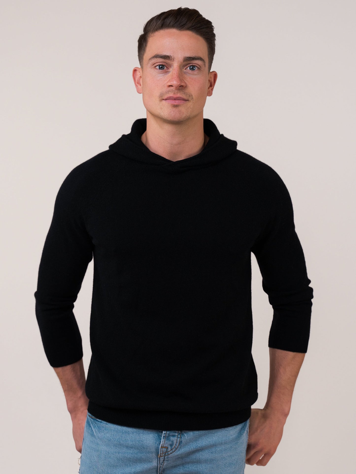 Athletic Hoodie fitted - black
