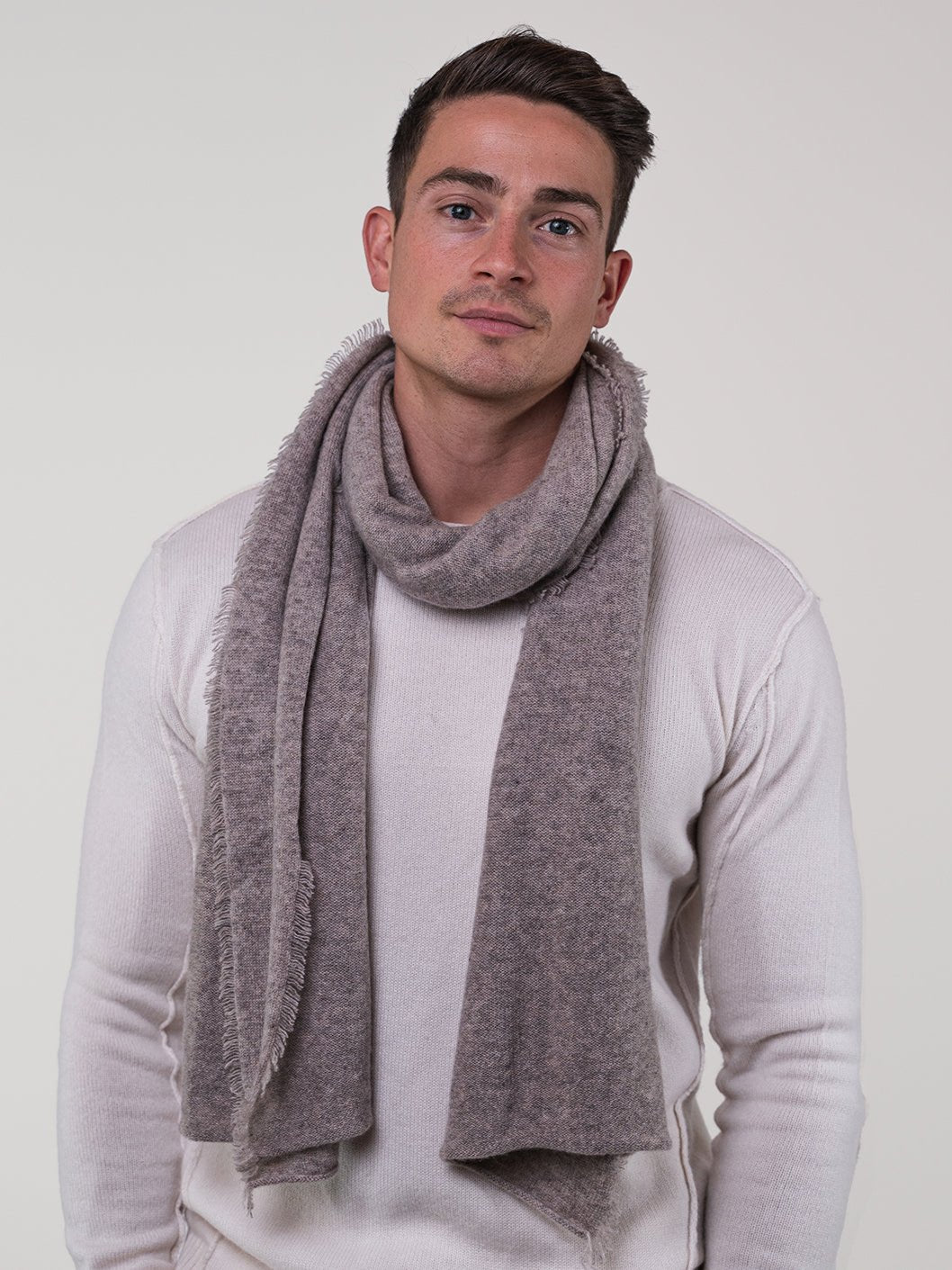 Schal Taupe