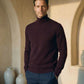 Essentials Rollkragen Bordeaux
