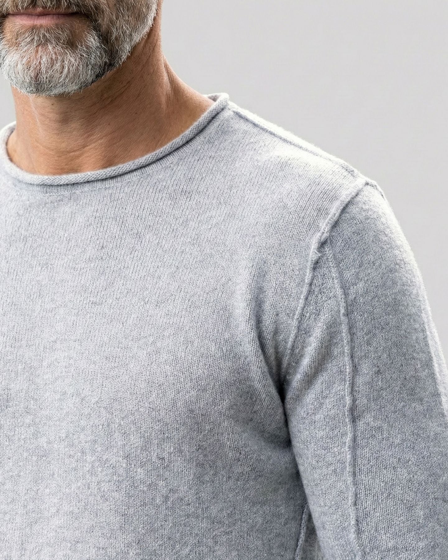 Cashmere Premium Roundneck Detail