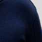 Cashmere Premium Roundneck Navy Details