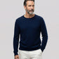 Cashmere Premium Roundneck Navy Front View