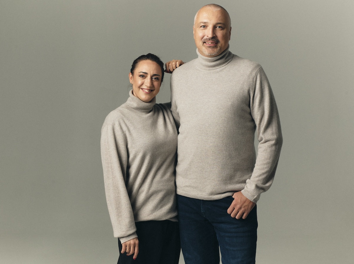 Natalia und Dmitro - die Inhaber von Cashmere Brothers