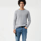 Kaschmir Premium Rundhals Pullover Grau