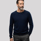 Kaschmir Premium Rundhals in Marineblau