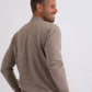 Strickjacke mit Reißverschluss Grau