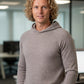 Herren Kaschmir Hoodie in Taupe aus mongolischer Edelfaser – KI Avatar – Cashmere Brothers