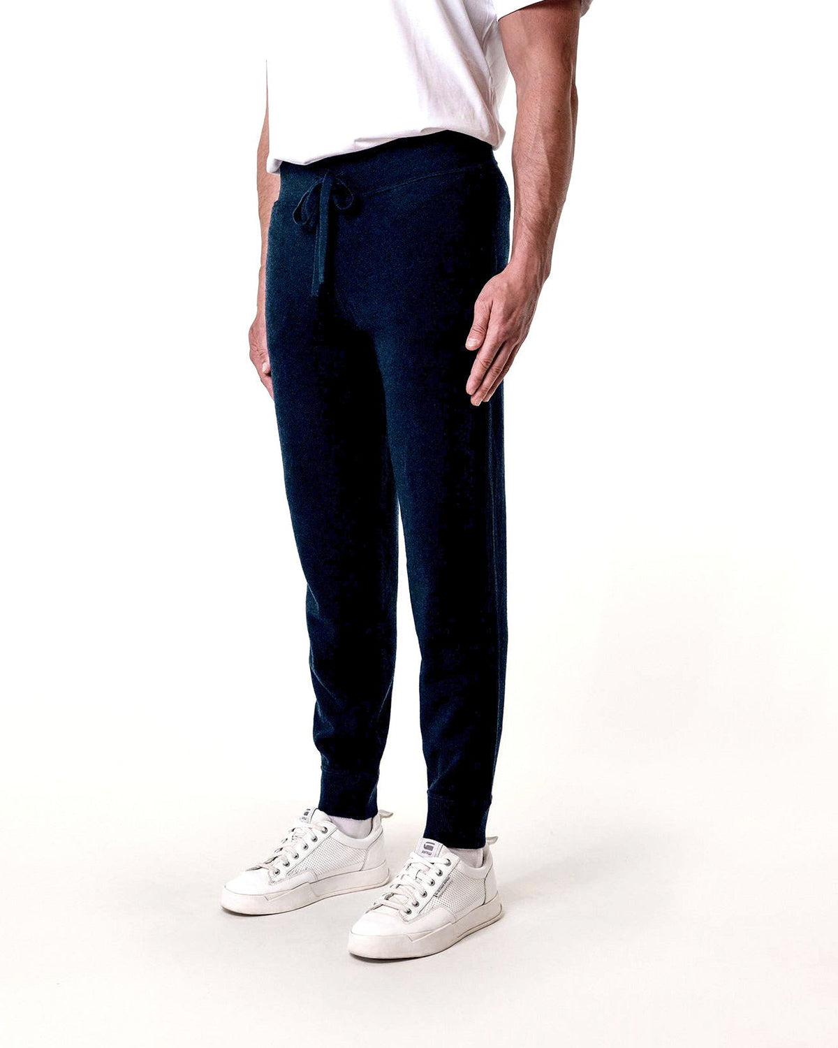 Kaschmir Hose in Marineblau