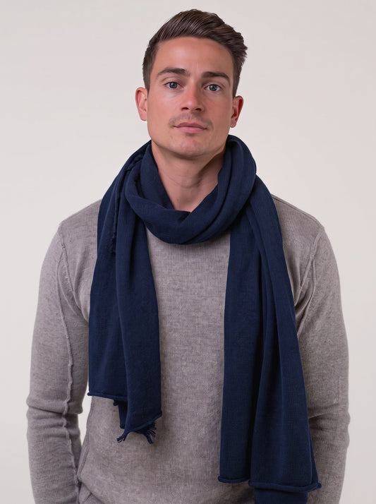 Schal Marineblau