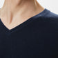 Essentials V-Ausschnitt Marineblau