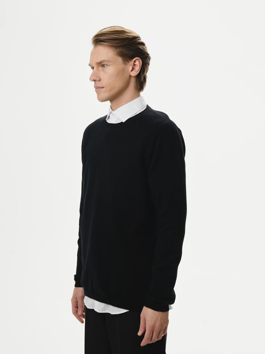 Essentials Rundhals Schwarz