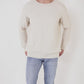 Oversized Rundhals Creme
