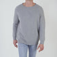 Oversized Rundhals Grau