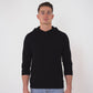Athletic Hoodie Schwarz