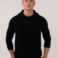 Athletic Hoodie Schwarz
