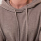Oversized Hoodie Dunkeltaupe