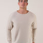 Oversized Rundhals Creme
