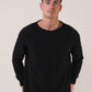 Oversized Rundhals Schwarz