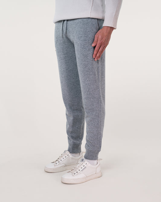 Premium Cashmere Sweat Pants -  light grey