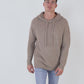 Oversized Hoodie Dunkeltaupe